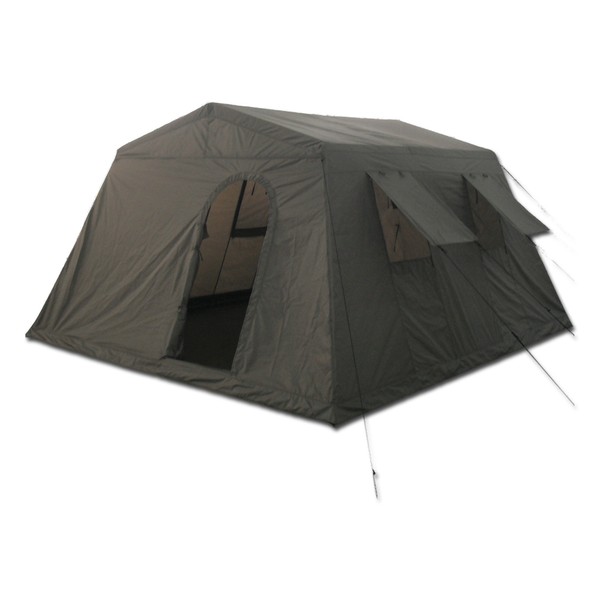 Neu MIL-TEC GroßZelt Pe 340X310 Cm Oliv FüR Camping Outdoor Survival Bushcraft-image
