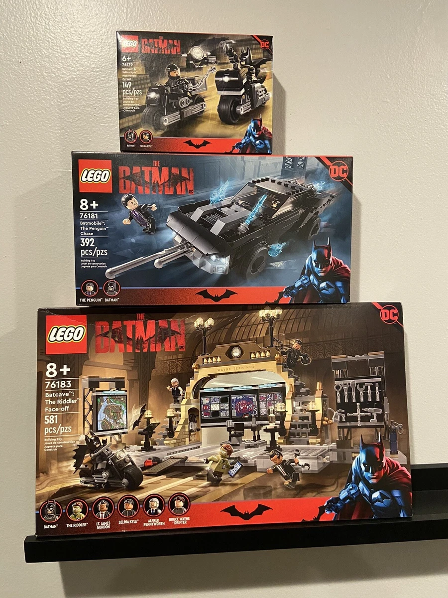 The Batman LEGO Batmobile Penguin Chase & Batcave Riddler Face-Off Sets 2022  