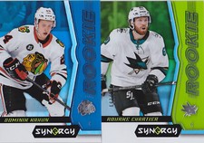 18-19 Upper Deck Synergy Rourke Chartier /299 Rookie BLUE Sharks 2018