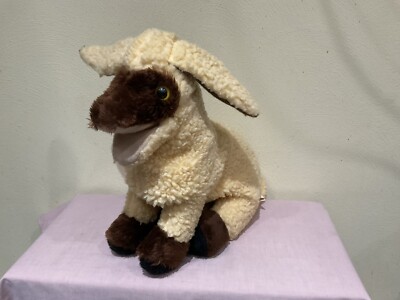 VTG. 1978 ANIMAL EXPRESS FULL BODY  WOOLY LAMB PUPPET, MOVEABLE MOUTH, VHTF