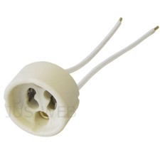 2x Lampenfassung GU10 Sockel Halogen LED Fassung Strahler Keramik 230V