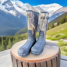 RED HEAD Bone Dry Boots Men’s Size 11 Steel Shank Real Tree Hardwood Camo