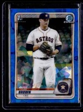 2020 Bowman Draft Chrome Sapphire Tyler Brown Houston Astros #BD-21