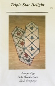 Quilt Pattern: "Triple Star Delight" by Lola Hendrickson Quilt Company
