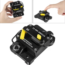 1865115/MKR-27 60 AMP Circuit Breaker Fit for Minn Kota Trolling Motors 12-48V