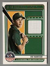 2023 Panini Stars & Stripes Rio Harrison U-18 World Cup Materials #U18-RH