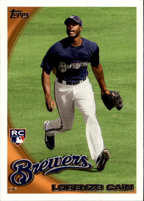 2010 Topps Update #US173 Lorenzo Cain RC Rookie Brewers Royals