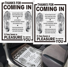 800 Pcs Bulk Disposable Car Paper Floor Mats Automotive Floor Mats Brown Kraft P