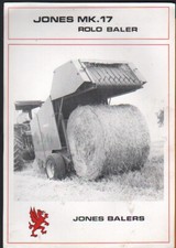 Jones "MK.17" Rolo Baler Brochure Leaflet