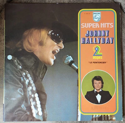 JOHNNY HALLYDAY LP's x 2 (EX) ETAT NEUF : Super hits succés le pénitencier - Photo 1/4