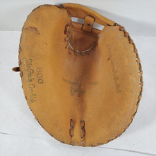 Champion 800 Catchers Mitt Top Grain Cowhide Pre Shaped Model Glove Tan Leather