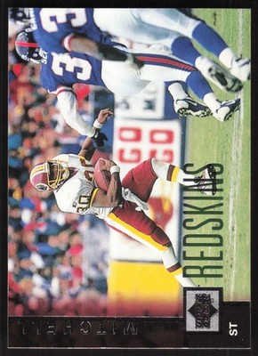 Brian Mitchell, 1997 Upper Deck, #262, Washington Redskins,