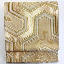 6686 Japanese Vintage Fukuro Obi Belt Kimono Fabric Silk Traditional