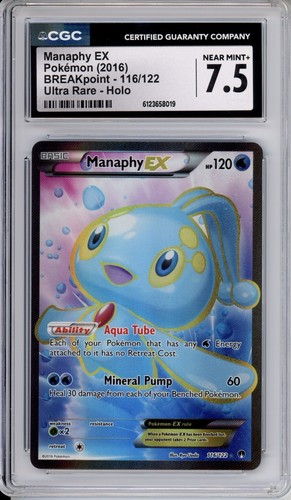 Manaphy-EX graded CGC 7.5 for sale on eBay