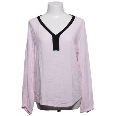 Kaffe, Bluse, Größe: 36, Amber Blouse w contrast, Pink/Schwarz, Viskose #TGh
