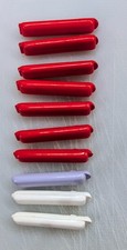 Vintage Colorful Barrettes Plastic Hair Clips Lot of 10 - Goody's