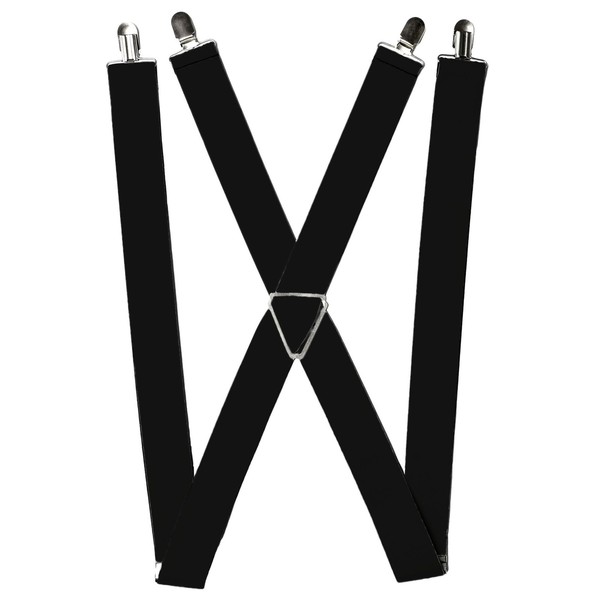Buckle-Down Suspenders, Black 1.5-Inch Wide Regular (Us Import)-image