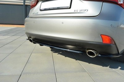 Maxton Design Diffusor Heckansatz passend für Lexus IS Mk3 T schwarz Hochglanz