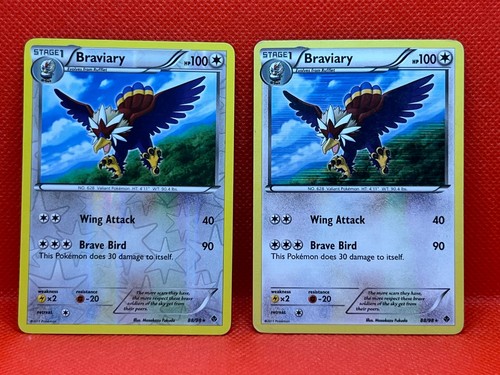 Pokémon Tcg Braviary 88/98 Emerging Powers Reverse & Holo