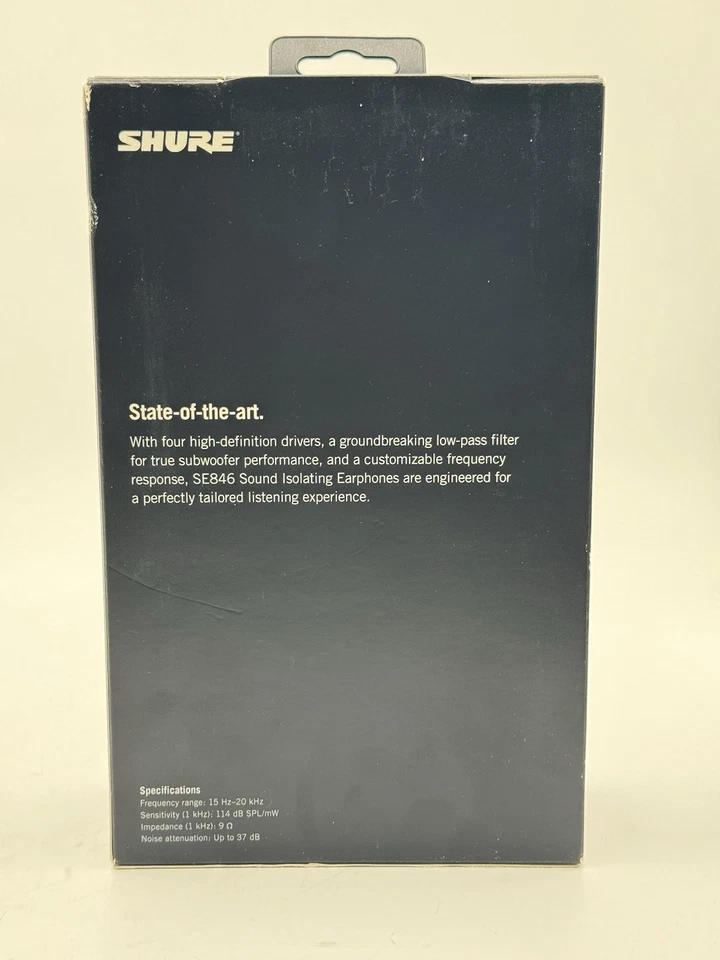 Shure SE846-CL Gen 1 Sound Isolating Earphones Crystal Clear - Image 3 of 3