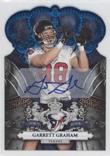 2010 Panini Crown Royale Blue Signatures 16/50 Garrett Graham #137 Auto 0f6