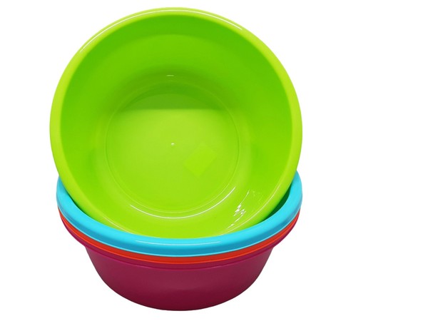 SchüSsel Kunststoff ROT 39Cm Rund 15,5Cm Hoch 13 Liter Haushalt Gastrobedarf-image