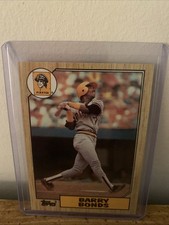1987 Topps Barry Bonds Rookie Card . rookie card picture