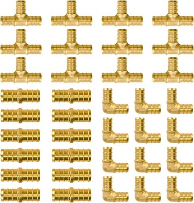 Pex Fittings 1/2 Inch, 36 PCS SUNGATOR 1/2 Inch Pex Fittings Set