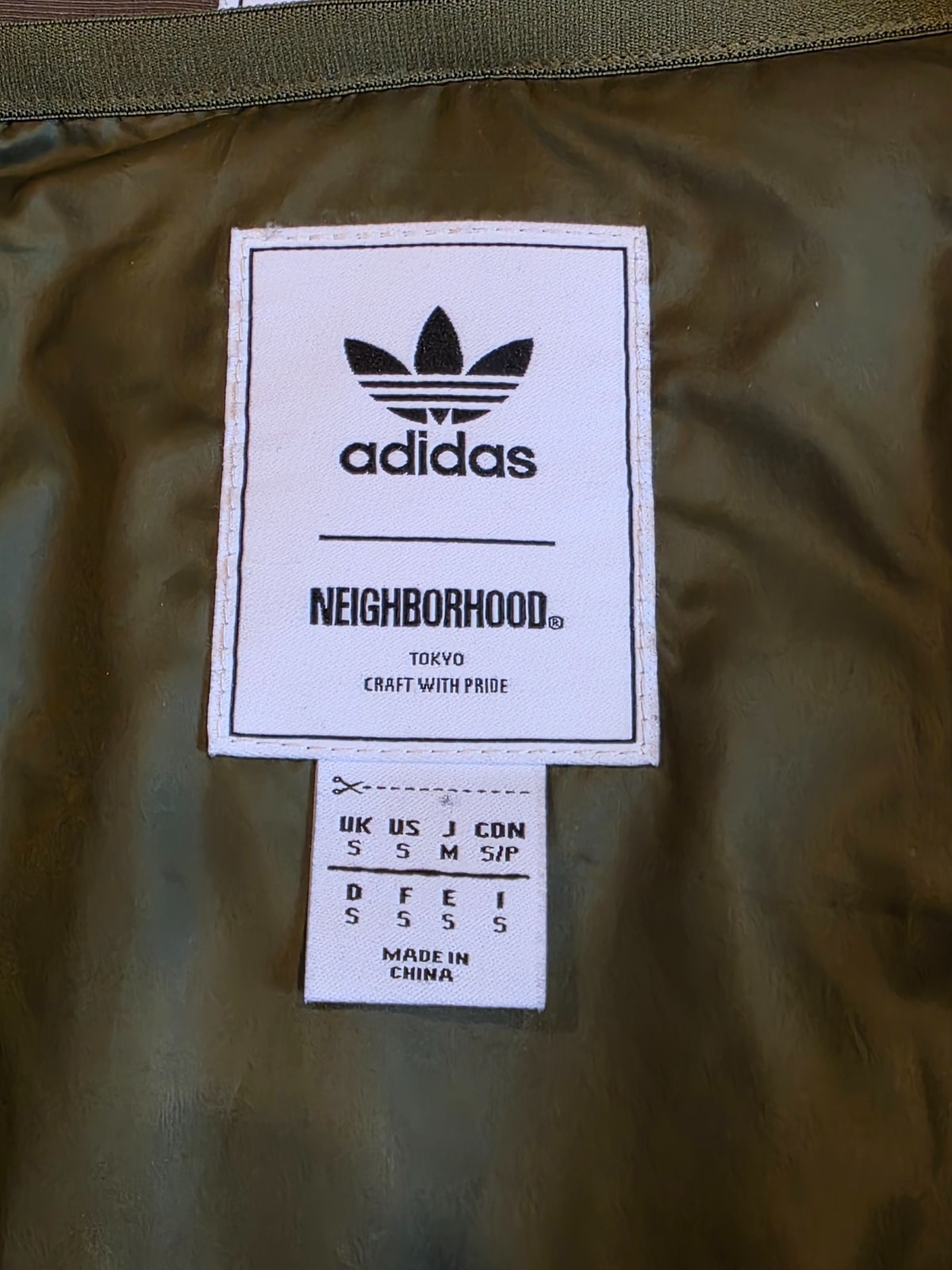 Neighborhood Tokyo X Adidas Collab NH M65 Field Jacket Mens Size M Super Rare image 3