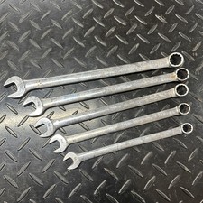 Snap-on Sae 5pc Long Combo Wrench Set 12 - 34 Oexl Extended Length Underline