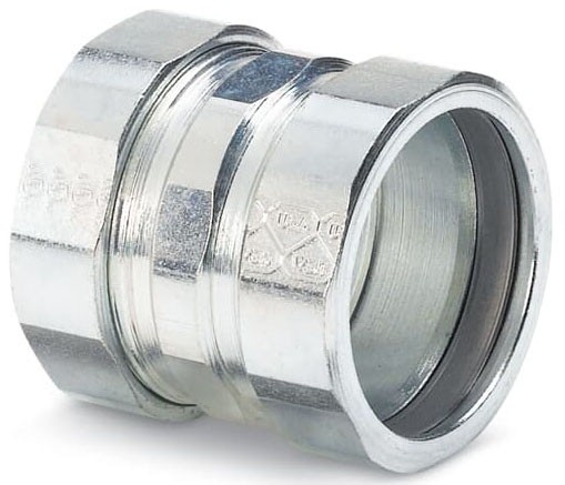 ABB HK-403 1 in Compression Coupling Steel Zinc Plated IMC Rigid