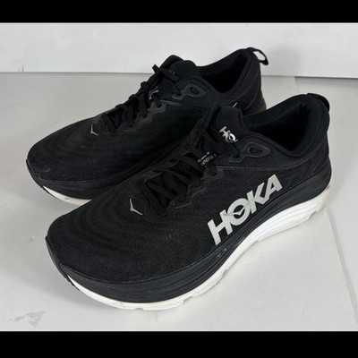 HOKA Gaviota 5 Men's Athletic Running Shoes Black White Mesh Breathable Size 14D