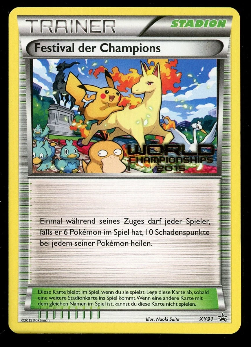 champions festival pokemon card Champions Festival 2019 Top 32 PSA 8 (Worlds Promo) – Card Journeys main image 0