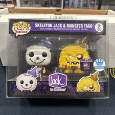 Funko Pop! Vinyl: Jack in the Box - Skeleton Jack & Monster Taco - 2 Pack 