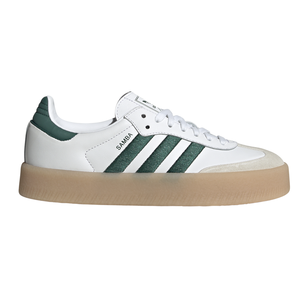 Size 6 - adidas Sambae White Green Gum W for sale online | eBay