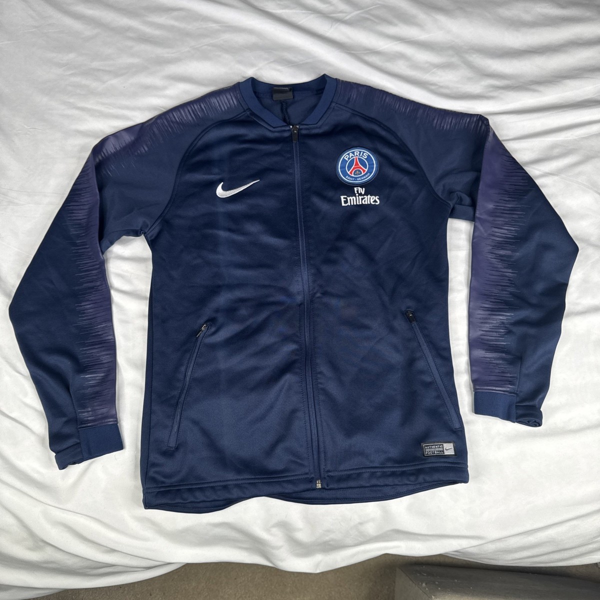 PARIS SAINT GERMAN NIKE MENS FLY EMIRATES FULL ZIP LIGHTWEIGHT