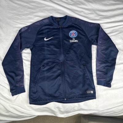 PARIS SAINT GERMAN NIKE MENS FLY EMIRATES FULL ZIP LIGHTWEIGHT