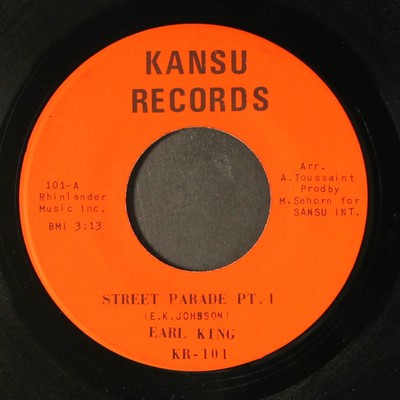 EARL KING: street parade / part 2 KANSU  7'' Single 45 RPM