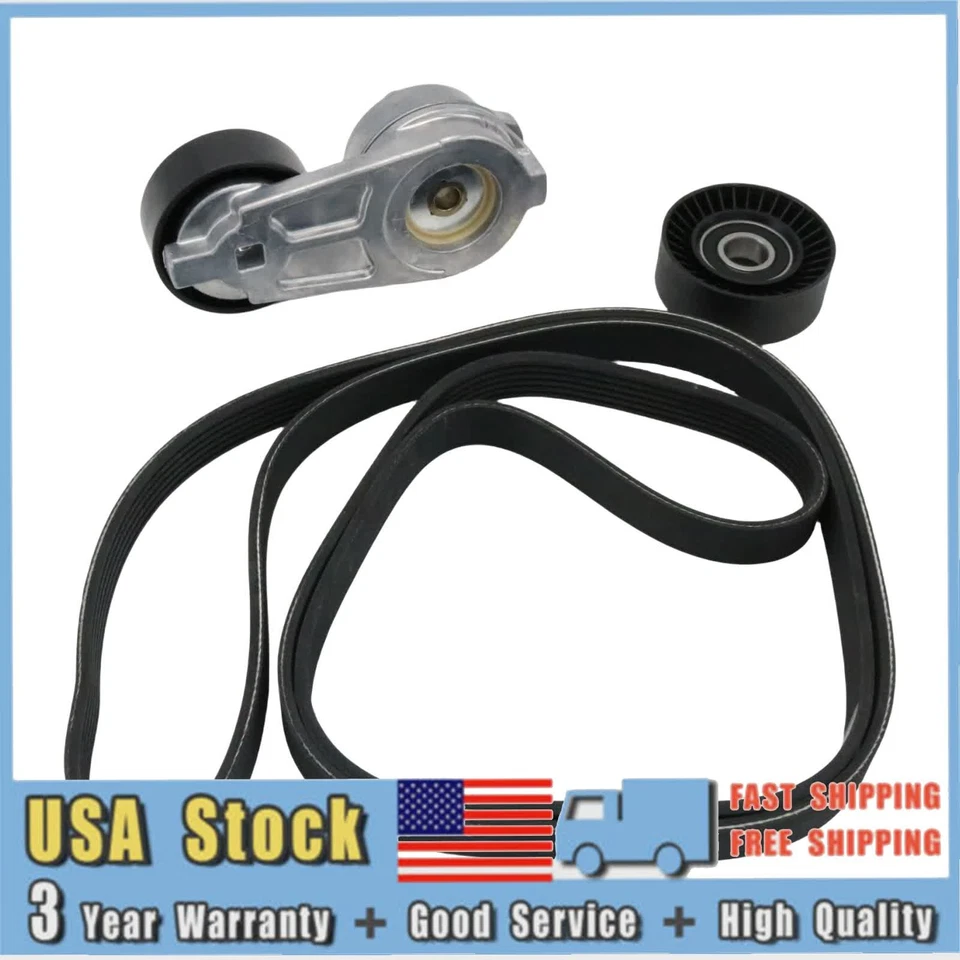 Serpentine Belt Drive Component Kit for Chrysler 300 Dodge Durango Charger 6.4L - Image 3 of 4