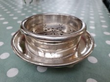 Unusual Antique Elkington Silver Plate Butter Dish - Dated (W) 1933. Coronet 