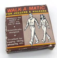 Vintage Walk-A-Matic 76333 DR1 Pedometer Japan Step Counter Mileage Tracker