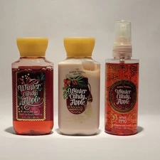Bath And Body Works Winter Candy Apple Mist Lotion And Shower Gel All 3 Fl. Oz.
