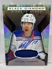 2025-26 Black Diamond Artemi Panarin Auto Patch /15 SSP New York Rangers