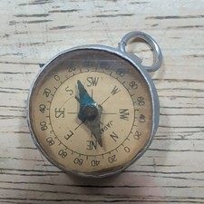 Vintage Compass Tool with Magnifying Lens & M...