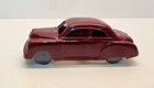 Vintage 1950s Marx 3 5/8" Hard Plastic Playset Car Rare Maroon. Branded.
