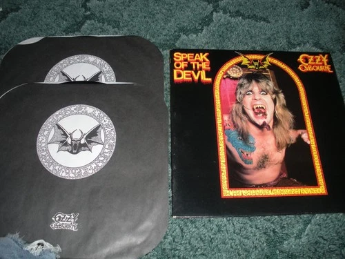OZZY OSBOURNE SPEAK OF THE DEVIL ORIGINAL JET ZX2 38350 RECORD X 2 BLACK SABBATH