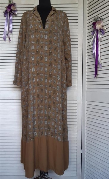 Women & Other Stories Dress Khaki Viscose 40