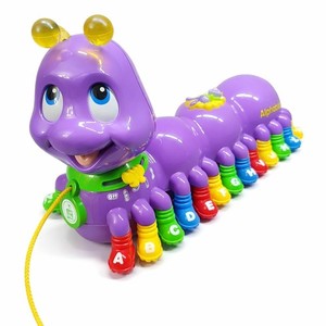 2001 Leap Frog Alphabet Pal Purple ABC Caterpillar Interactive Learning Toy