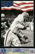 1992 All World #SG7 Jim Brown Greats/Rookies Cleveland Browns 6.2A