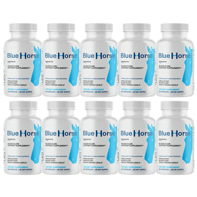 Blue Horse Male Performance Maximum Strength Supplement - 10 Bottles